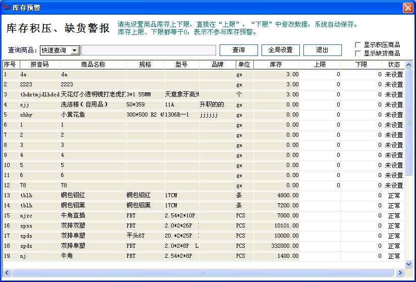 商品管理功能